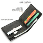 A Men'S Wallet with Letter Prints, a Multifunctional Credit Card Holder, And a Travel Coin Purse, Making It an Ideal Gift for Friends And Family. - The Superior Findings Depot