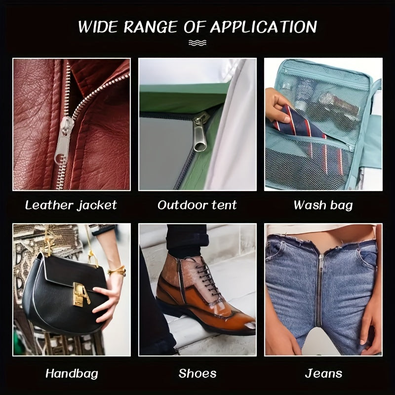 12pcs Instant Zipper Repair Kit - Multiple Sizes Universal Design