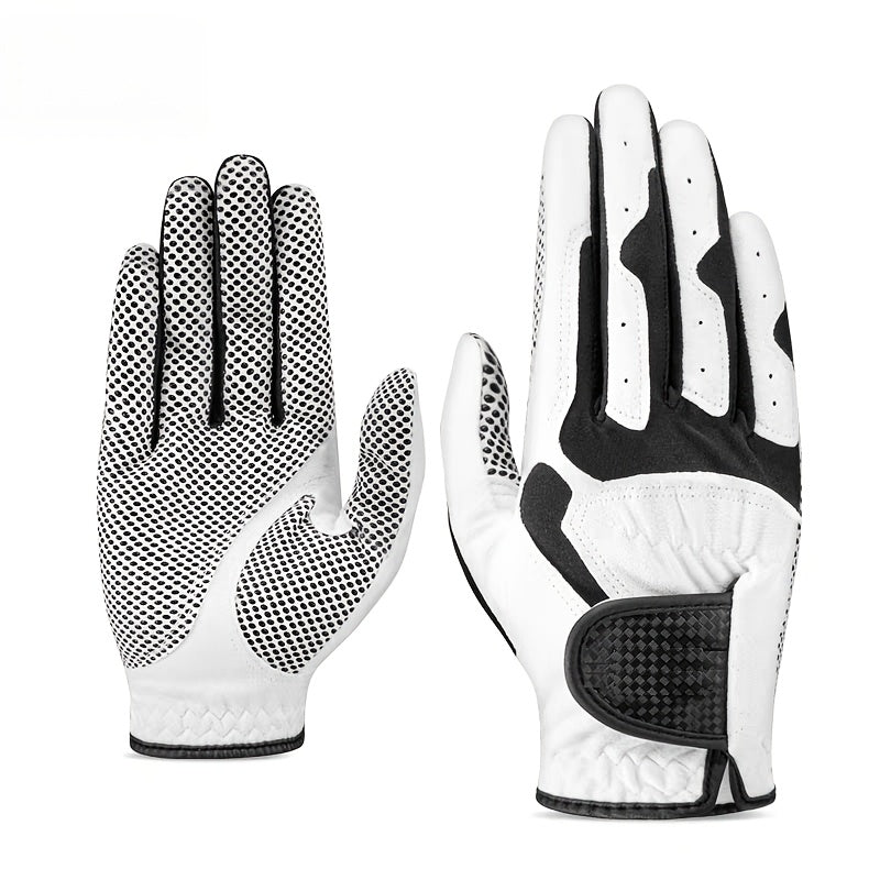 1 Golf Glove | Breathable, Elastic, Non-Slip, Wear-Resistant, Unisex, Single-Handed, Left or Right, Polyester Fiber