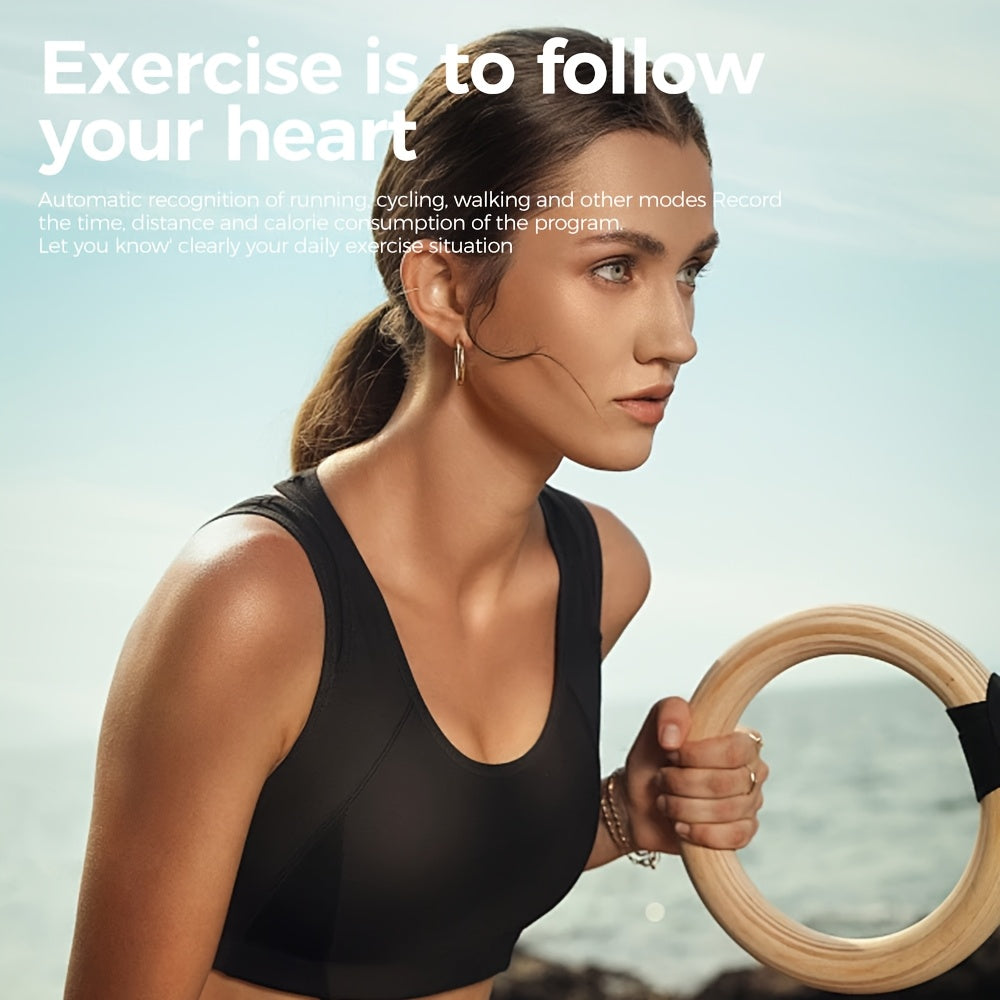 [Smartwatch with AI Voice] LIFEBEE 2025 New Smartwatch | Full Screen, AI Voice Control, 100+ Watch Faces, Wireless, USB Charging, Lithium Battery-Polymer, Rechargeable, 100+ Exercise Modes, Pedometer, Distance, for Men, Women - The Superior Findings Depot