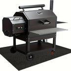 1pc of 91.44x127.0 cm barbecue mat, floor mat for barbecue, barbecue mat for outdoor barbecue deck protection, barbecue mat, reusable - The Superior Findings Depot