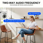 4pcs APP Compatible 1080P HD WiFi Security Cameras with PTZ, Dual Audio, LED Night Vision, Motion Detection Alarm, Wall-Mounted, Indoor/Outdoor Use, Non-Waterproof, 2MP Color - The Superior Findings Depot