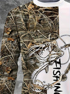 Novel Men'S Stylish Casual Long-Sleeve T-Shirt