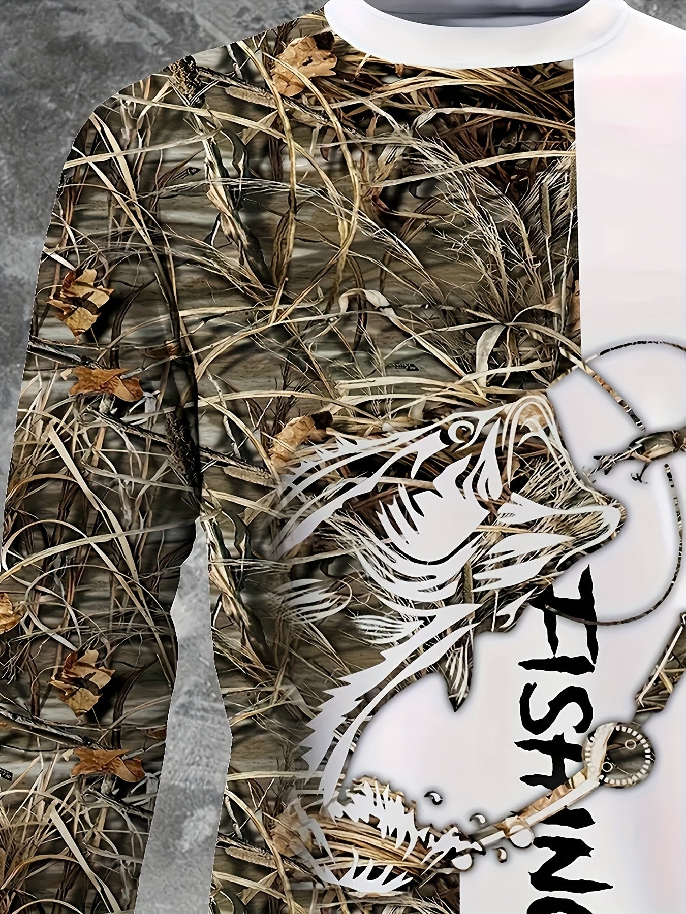 Novel Men'S Stylish Casual Long-Sleeve T-Shirt