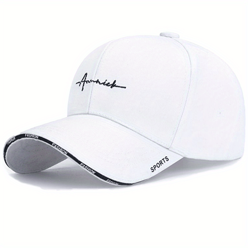 4pcs Men'S Baseball Caps - Fashion Business Casual Style, Breathable Mesh Back, Adjustable Size, Suitable for All Seasons, Solid Color Logo Design, Casual Hat | Fashion Hat