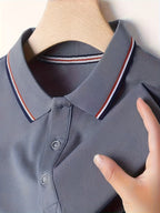 K-WAY Men's Casual Short Sleeve Shirt - Olive Green