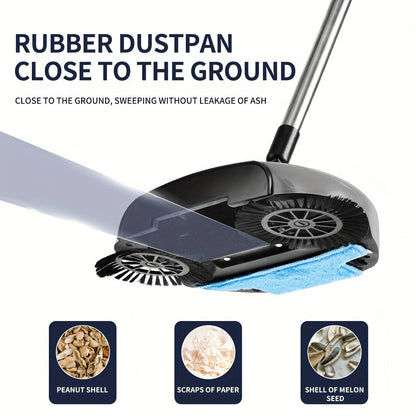 1set, 3-in-1 Multifunctional Hand Push Sweeper, Vacuum Cleaner, Hand Push Sweeping And Moping Machine, To Remove Garbage, Pet Hair And Dust, Dry And Wet Use, Suitable For Hardwood Ceramic Tiles, Cleaning Supplies