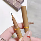 Precision Waterproof Liquid Eyeliner Pen, Black, Quick-Dry, Smudge-Proof, Sweat-Resistant, Long-Lasting Skinny Liner - The Superior Findings Depot