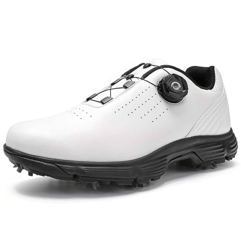 THESTRON Men's Lightweight Golf Shoes - Non-Slip TPU Sole