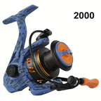 BILLINGS Heavy-Duty Spinning Fishing Reel 2000-5000 Series - 10kg/22LB Max Drag, 5.2:1 & 4.7:1 Gear Ratio, Saltwater/Freshwater, Ambidextrous Left/Right Hand Retrieve, Lightweight Durable Alloy, Large Capacity for Bass, Trout - The Superior Findings Depot