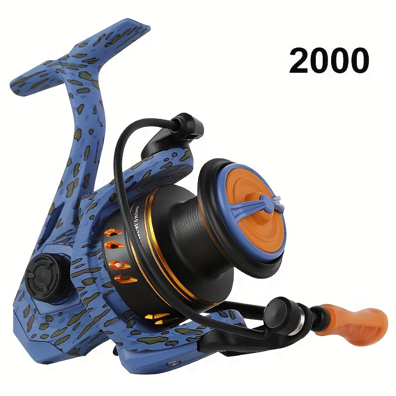 BILLINGS Heavy-Duty Spinning Fishing Reel 2000-5000 Series - 10kg/22LB Max Drag, 5.2:1 & 4.7:1 Gear Ratio, Saltwater/Freshwater, Ambidextrous Left/Right Hand Retrieve, Lightweight Durable Alloy, Large Capacity for Bass, Trout - The Superior Findings Depot