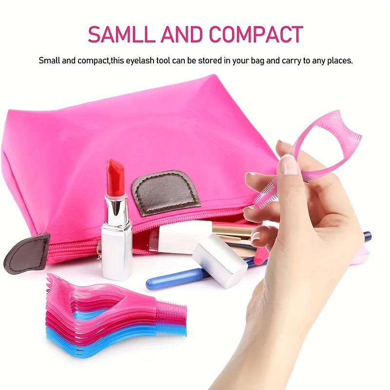 1/3/5pcs Eyelash Makeup Auxiliary Tool Upper Lower Eye Lash Mascara Guard Applicator Guide Helper with Eyelash Comb for Makeup, Mascara Guide, Lash Separator, Compact Design, Dualsided Comb, Smooth Edges, Lightweight Applicat - The Superior Findings Depot