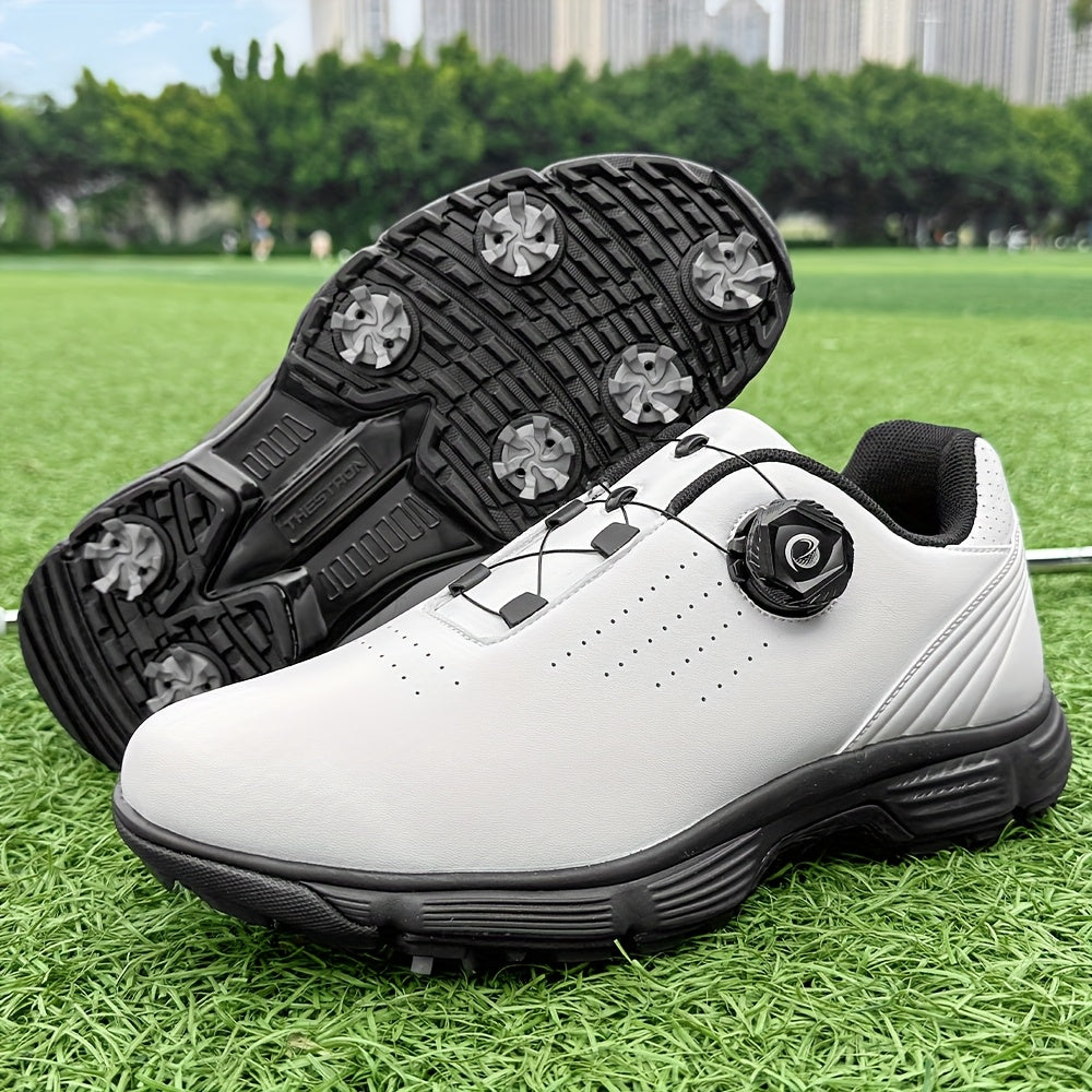 THESTRON Men's Lightweight Golf Shoes - Non-Slip TPU Sole