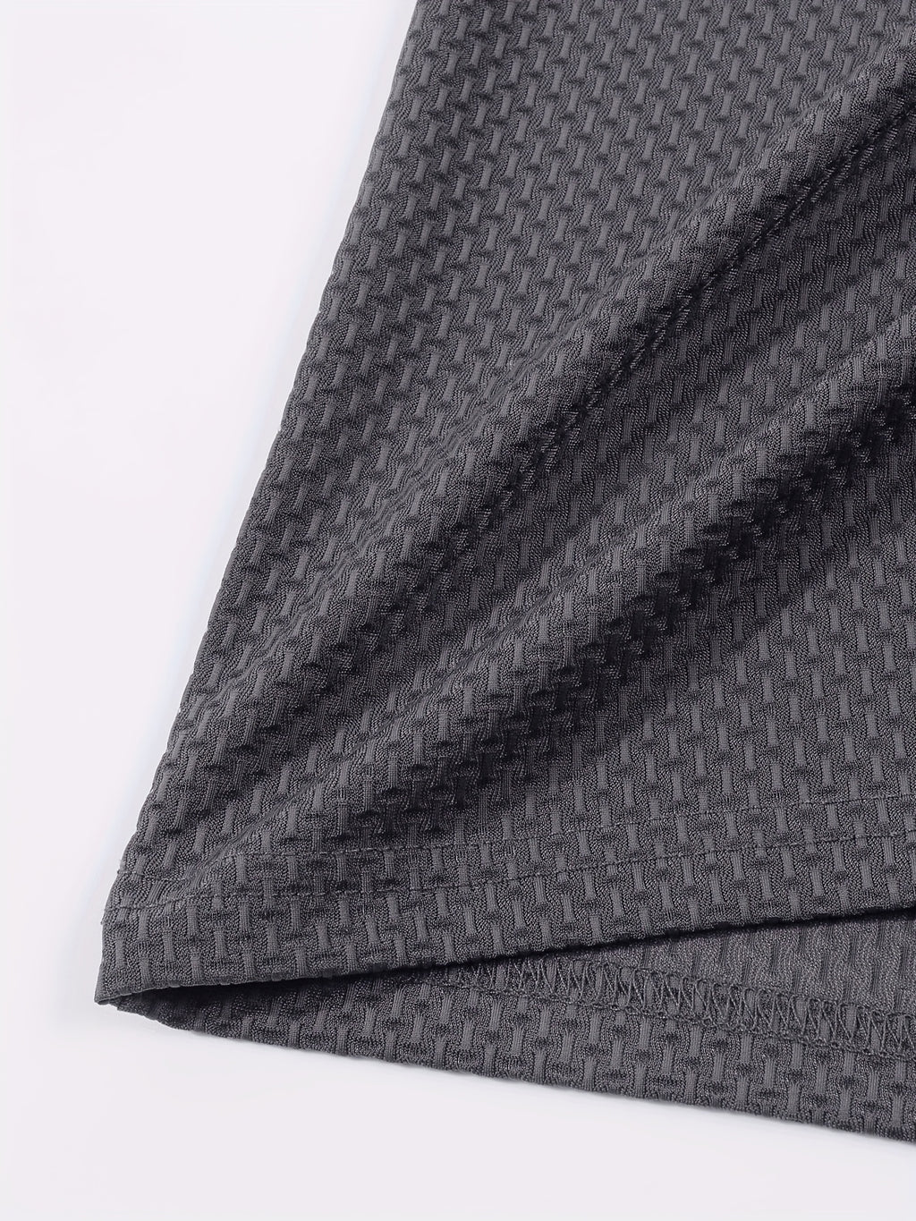 Men's Casual Golf Business Polo Shirt - Large Size Geometric Pattern