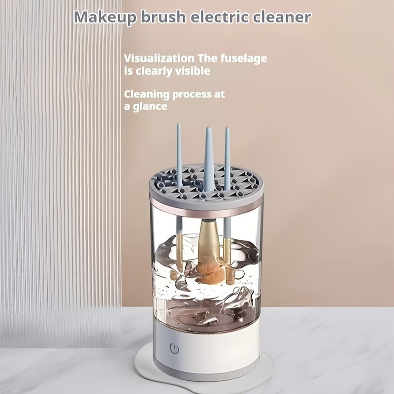 USB-Powered Makeup Brush Cleaner - Battery-Free, Odorless, Essential Beauty Tool Accessory, for Return School - The Superior Findings Depot