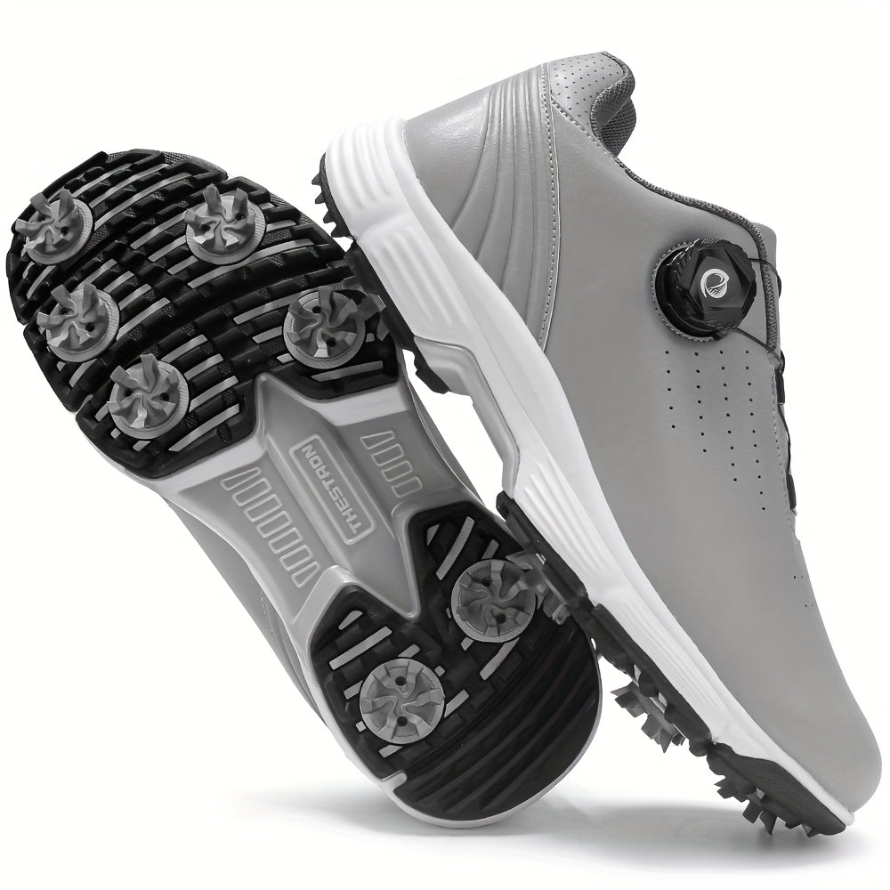 THESTRON Men's Lightweight Golf Shoes - Non-Slip TPU Sole