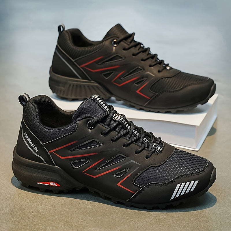 MAINALUN Men's All-Terrain Outdoor Sneakers - Anti-Slip Traction