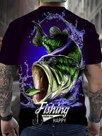 Men's Summer Creative Fashion 3D Digital Print T-Shirt