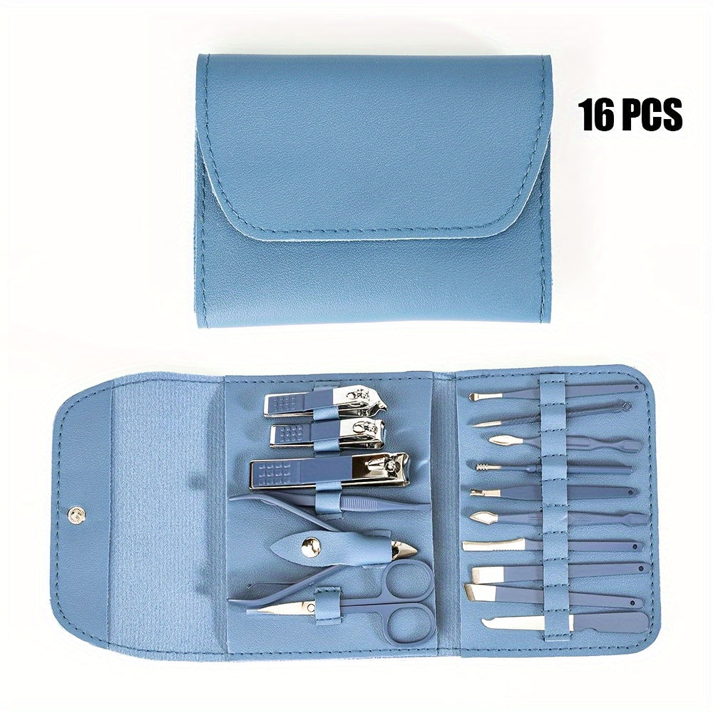 Nail Clippers Manicure Tool Set, With Portable Travel Case, Cuticle Nippers And Cutter Kit, Professional Nail Clippers Pedicure Kit, Grooming Kit For Travel - The Superior Findings Depot