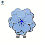 Caiton Magnetic Rose Flower Golf Hat Clip - Anti-Rust Durable