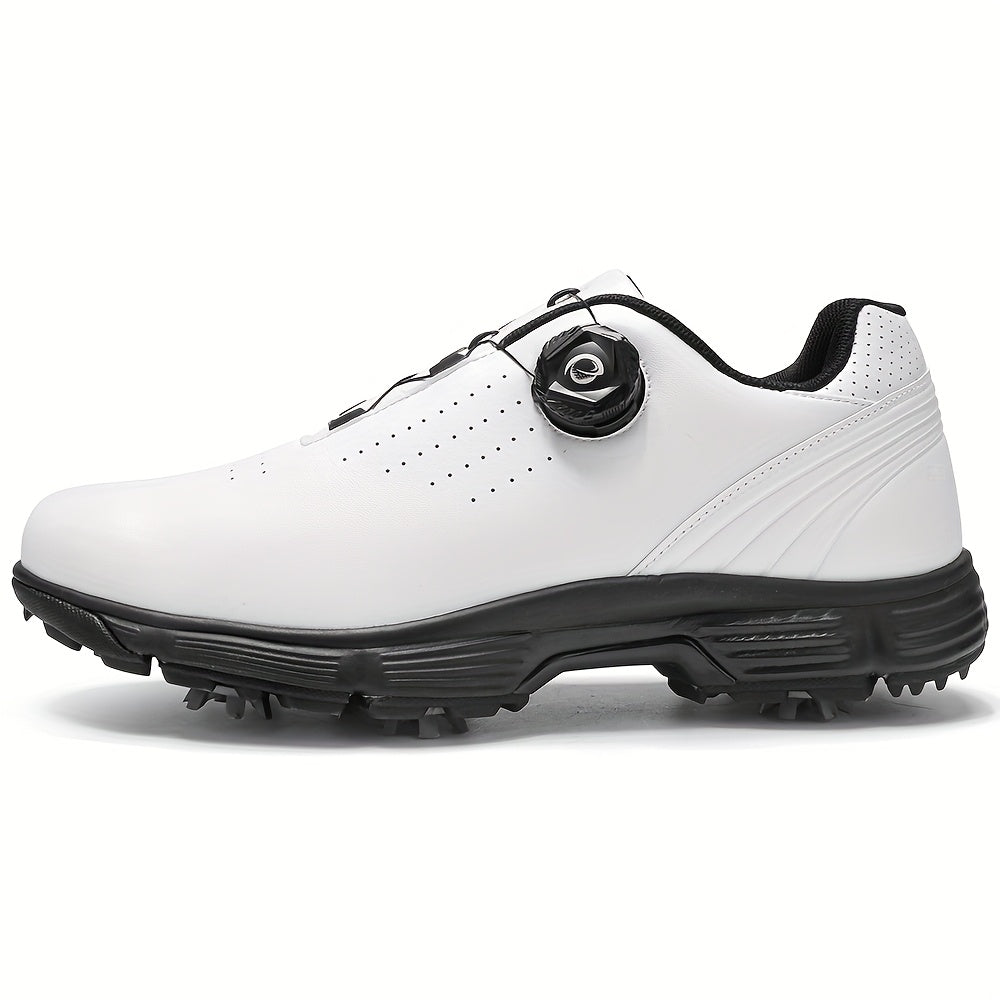 THESTRON Men's Lightweight Golf Shoes - Non-Slip TPU Sole