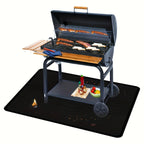 1pc of 91.44x127.0 cm barbecue mat, floor mat for barbecue, barbecue mat for outdoor barbecue deck protection, barbecue mat, reusable - The Superior Findings Depot