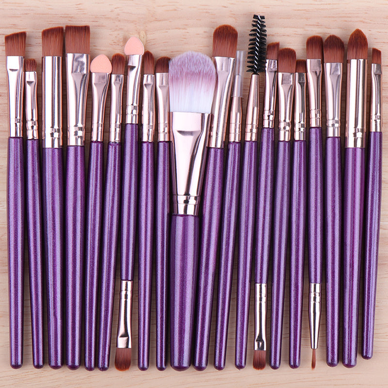 20-Piece Professional Eye Makeup Brush Set - Perfect for Creating Flawless Looks! - The Superior Findings Depot