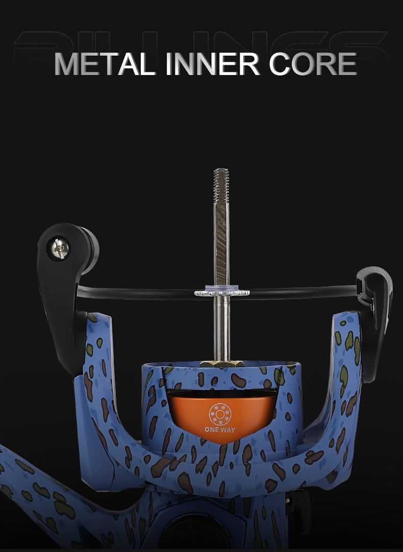 BILLINGS Heavy-Duty Spinning Fishing Reel 2000-5000 Series - 10kg/22LB Max Drag, 5.2:1 & 4.7:1 Gear Ratio, Saltwater/Freshwater, Ambidextrous Left/Right Hand Retrieve, Lightweight Durable Alloy, Large Capacity for Bass, Trout - The Superior Findings Depot