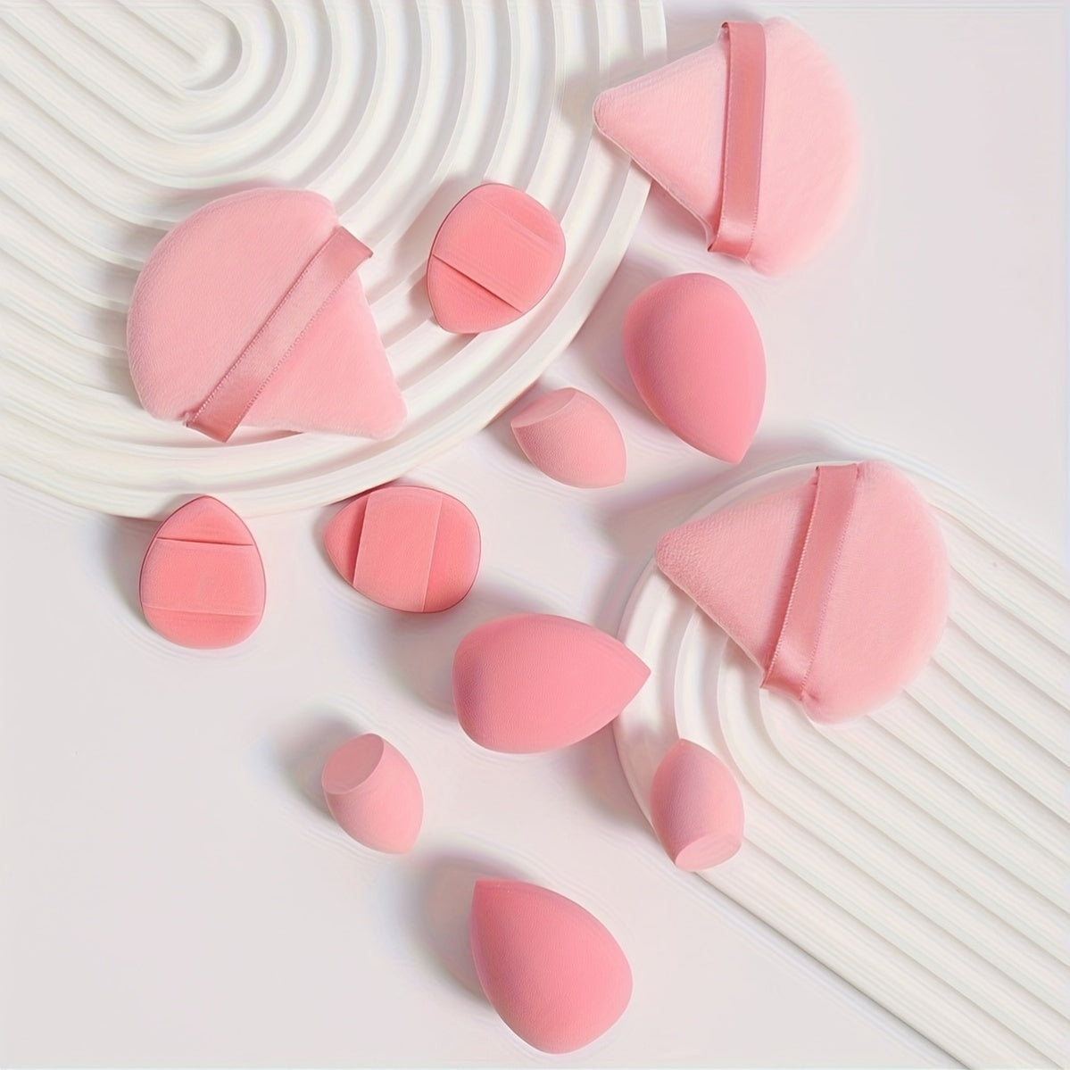 This 12pcs All-Purpose Makeup Sponge Set Includes 3 Loose Powder Puffs, 3 Puffs, 3 Beauty Blenders, And 3 Beauty Blenders. The Foundation Blending Sponge Is Flawless with Liquid, Cream, And Powder Foundations. It'S a Latex-Fr - The Superior Findings Depot