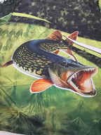 Men's 3D Fishing Graphic T-Shirt - Casual Summer Teen Apparel