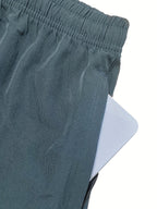 3pcs Men'S Summer Sports Shorts - Breathable Quick-Dry Fabric, Drawstring Waist with Zipper Pockets, Lightweight & Comfortable for Running, Hiking, Outdoor Activities - Black, Navy Blue, Dark Gray - Perfect Gift for Active Me - The Superior Findings Depot