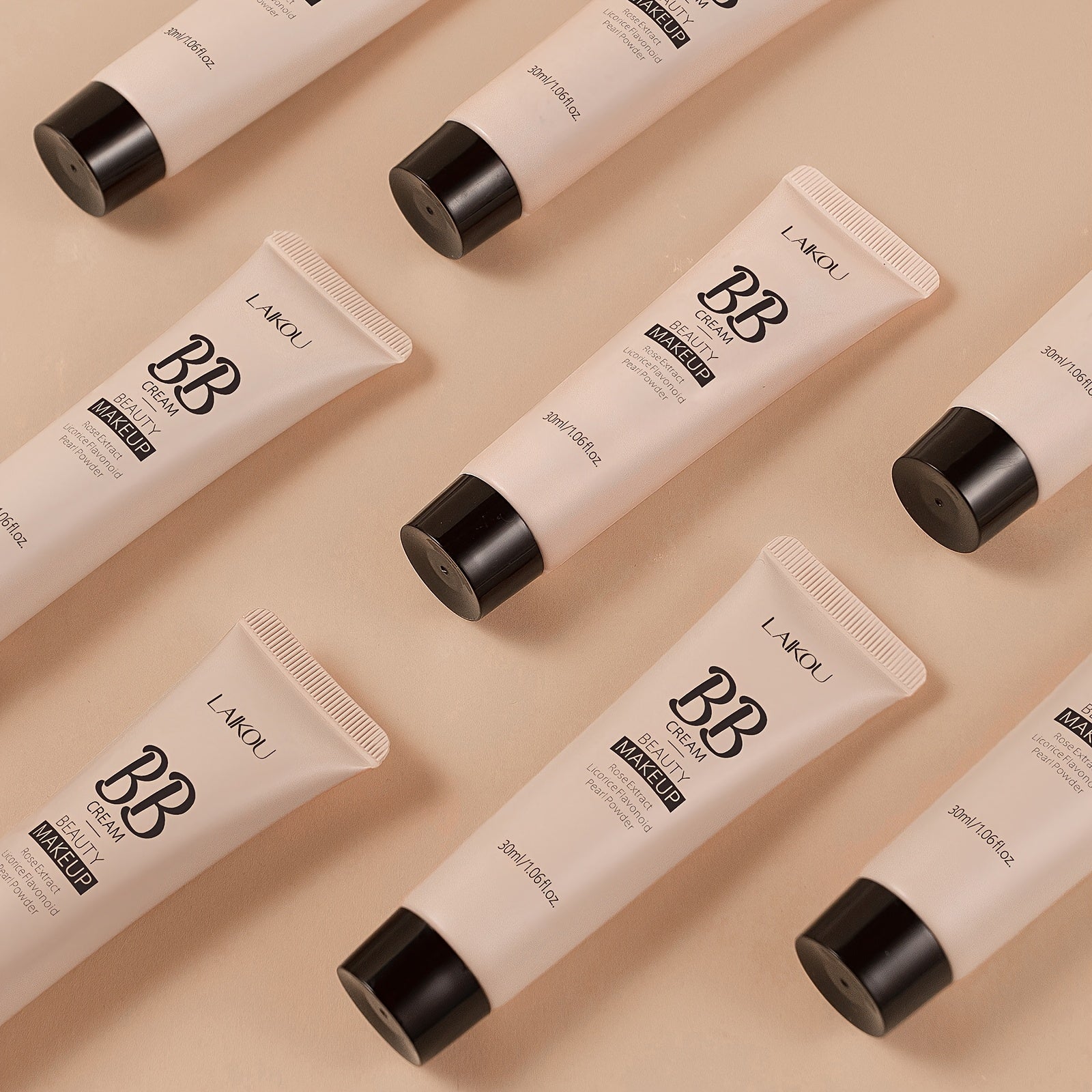 LAIKOU Waterproof BB Cream - Full Coverage Concealer with Deep Moisturizing & Oil Control, Cover Pores, Natural Finish, Long-Lasting Coverage, All-Day Wear, Suitable For All Light Types, Makeup Essentials, Sleek Tube Design - The Superior Findings Depot