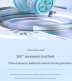 39 Luminous Wireless Headphones with Plug-in, Wired and Wireless Multifunctional Use - The Superior Findings Depot