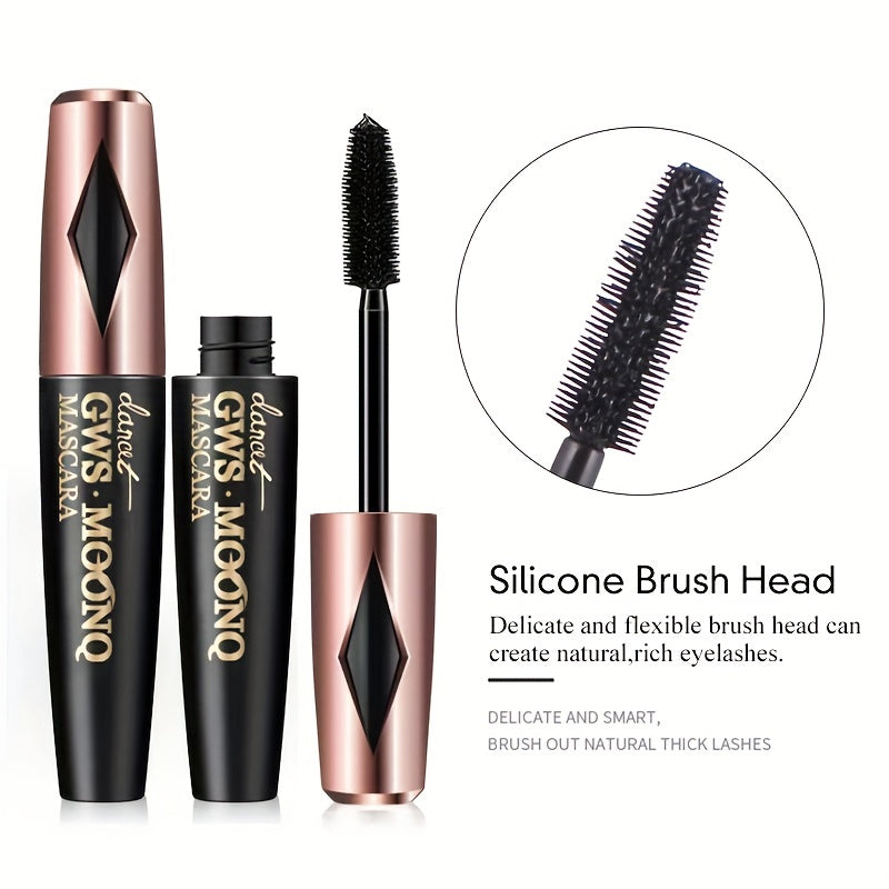 3D Fiber Mascara - Long Black Lash Extension, Waterproof Eye Makeup, Curling & Defining, All Skin Types, Smudge-Proof Formula, Long-Lasting Wear - The Superior Findings Depot