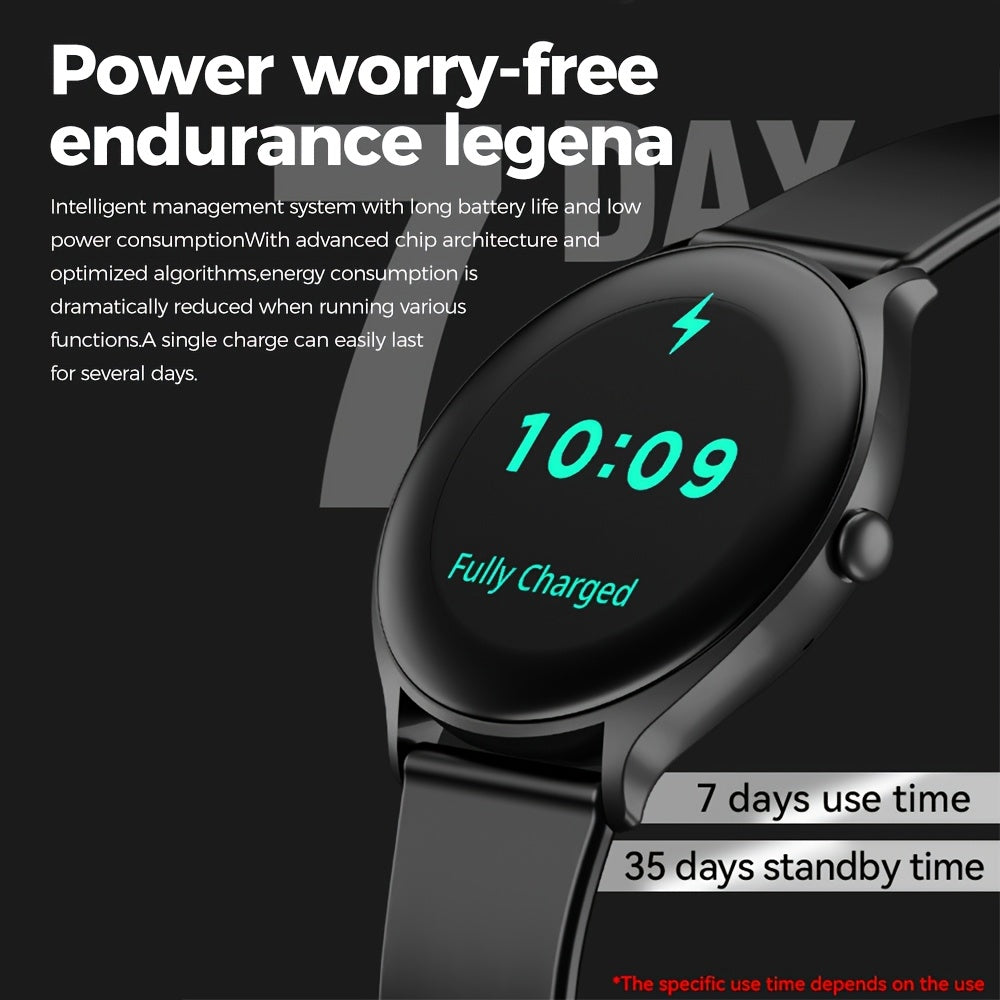 [Smartwatch with AI Voice] LIFEBEE 2025 New Smartwatch | Full Screen, AI Voice Control, 100+ Watch Faces, Wireless, USB Charging, Lithium Battery-Polymer, Rechargeable, 100+ Exercise Modes, Pedometer, Distance, for Men, Women - The Superior Findings Depot