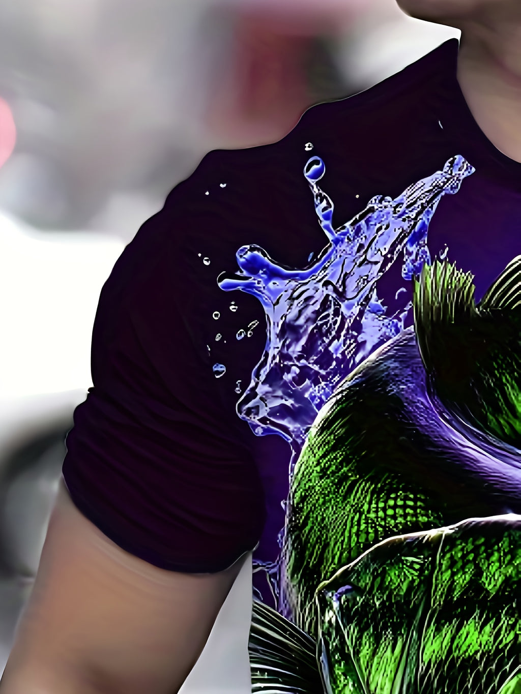 Men's Summer Creative Fashion 3D Digital Print T-Shirt