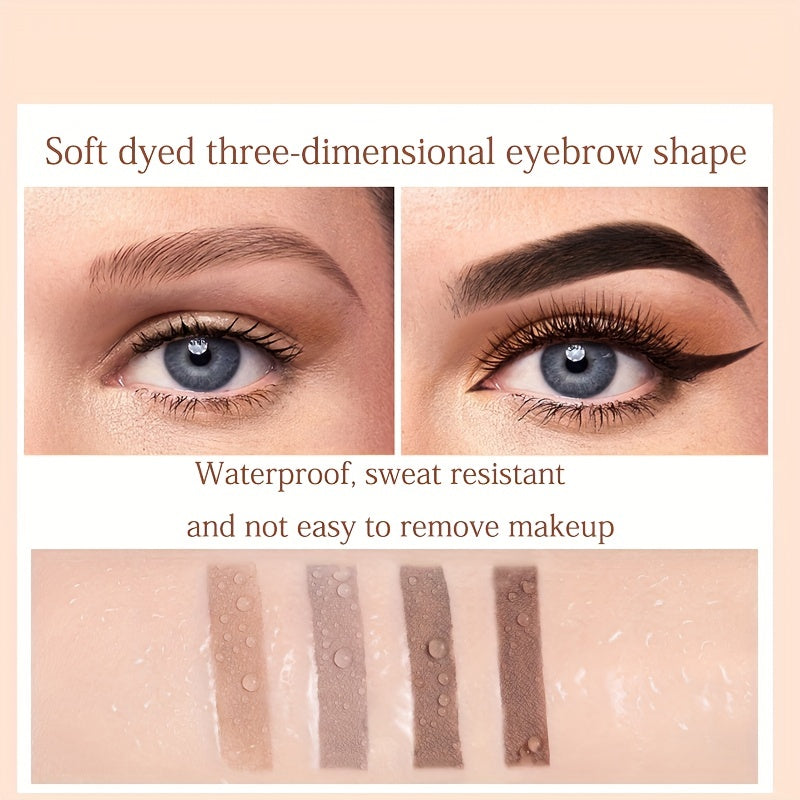 Double-ended Eyebrow Cream, Waterproof And Sweat Proof, Smudge Proof, Long Lasting Makeup Without Separation, Eyebrow Pencil With Matching Brush Eyebrow Pomade - The Superior Findings Depot