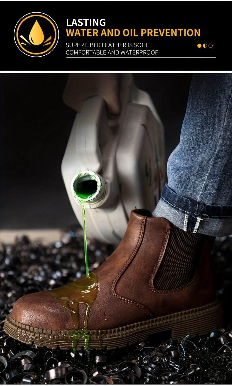 All-Season Steel Toe Work Sneakers - Breathable Safety Shoes