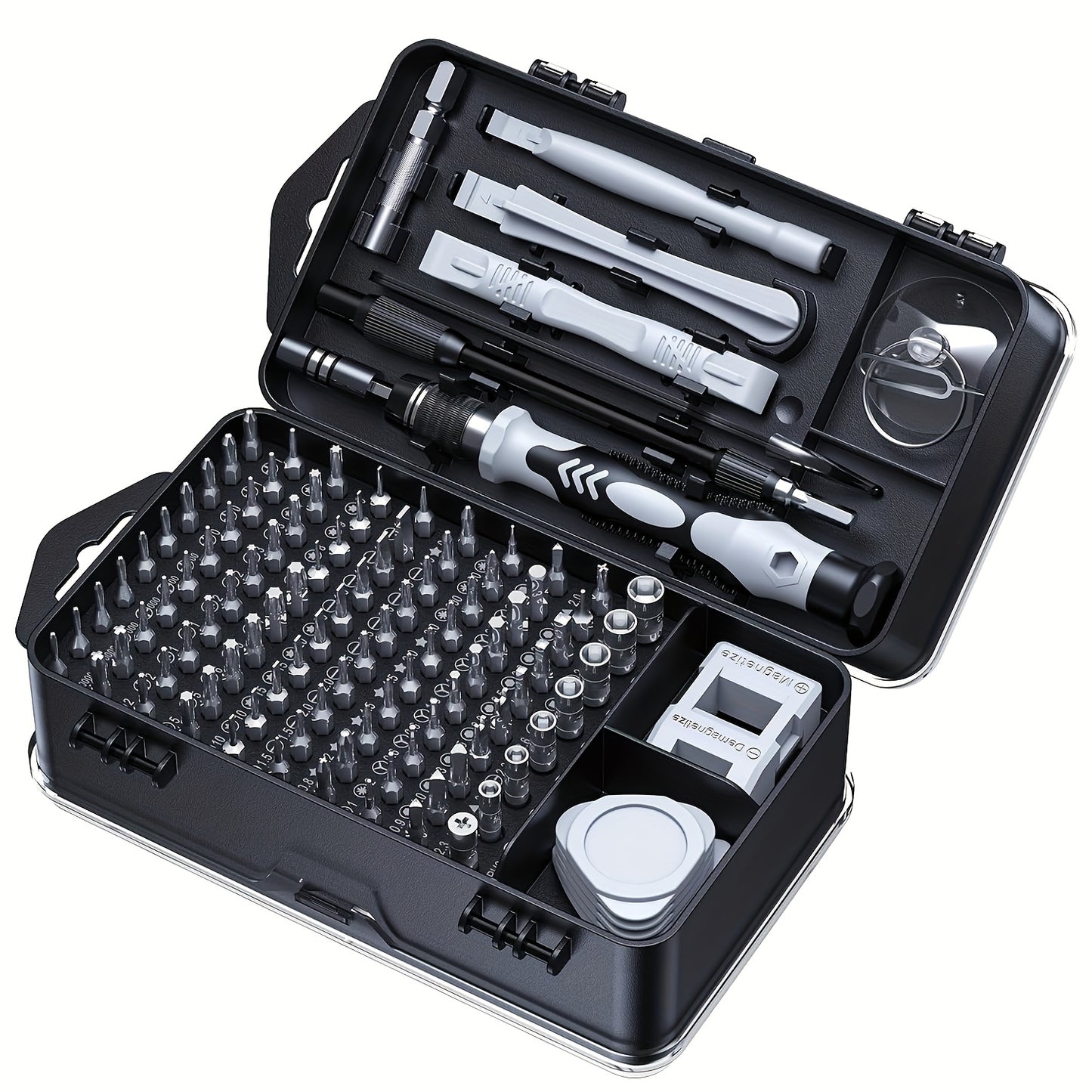 115-in-1 Precision Screwdriver Set – Upgraded Magnetic Repair Tool Kit with High Hardness Steel Bits, Special-Shaped Heads, and Multifunctional Disassembly Tools for Mobile Phones, Laptops &amp; Electronics