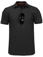 4pcs Men'S Quick-Dry Breathable Short Sleeve Polo Shirts - Lightweight Summer Outdoor T-Shirts with Collar, Regular Fit for Hiking, Golf, Beach - The Superior Findings Depot