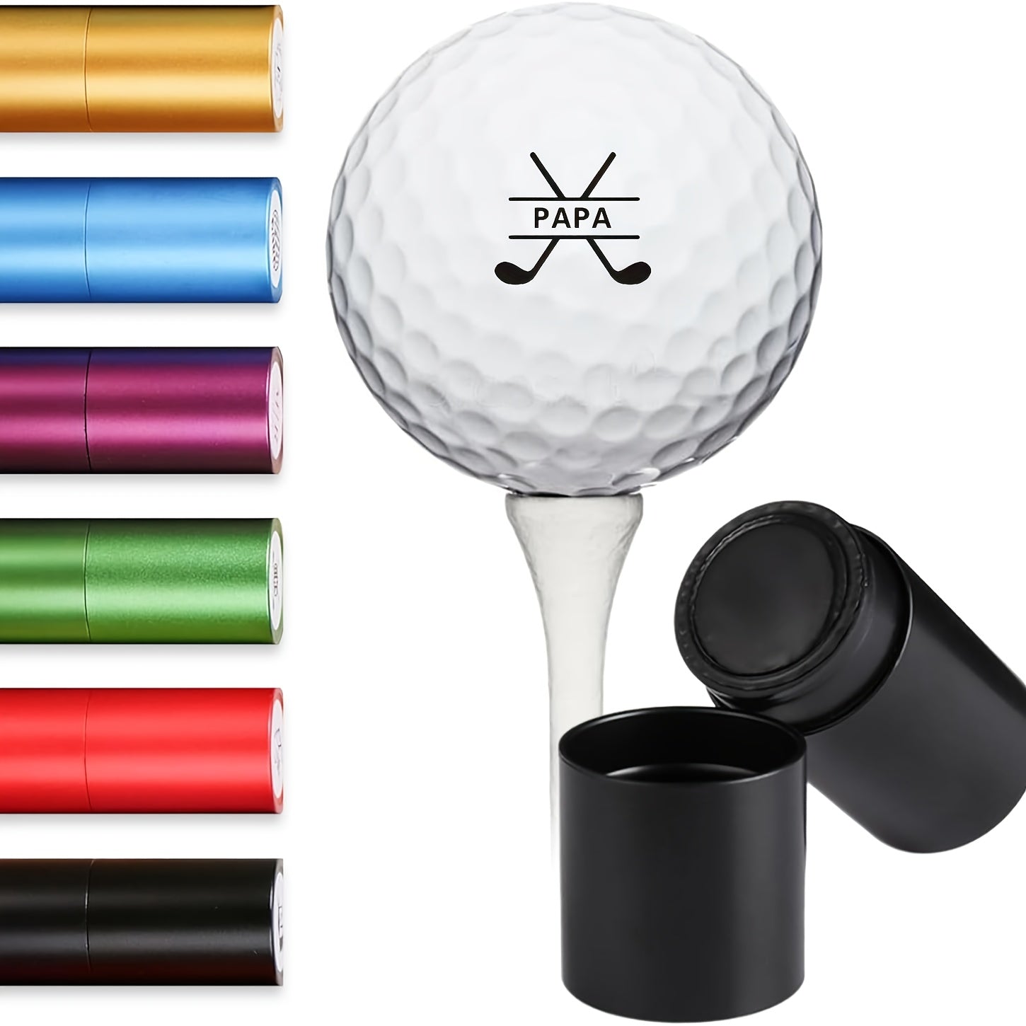 Reusable Golf Ball Marker - Numbered 1-9 & Lettered A-Z