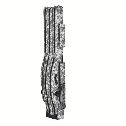 1pc Durable 3-Layer Fishing Rod Storage Bag - Effectively Protects and Organizes Your Valuable Tackle and Gear, Keeping Them Safe and Within Reach
