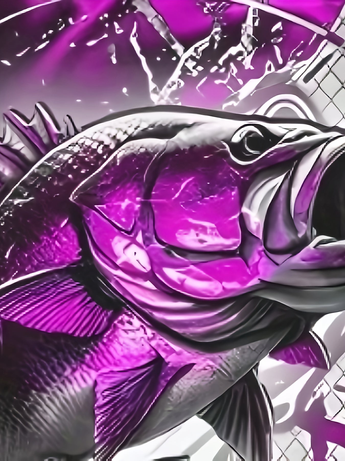 Men'S 3D Printed Fish T-Shirt | Suitable for Summer Outdoor Activities, Fishing, and Cycling | Crew Neck, Regular Fit, Slight Stretch Fabric