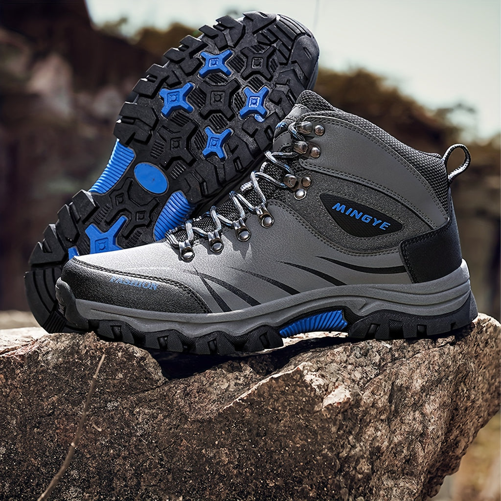 Men's High-Top Outdoor Sports Shoes - Trail Running & Hiking