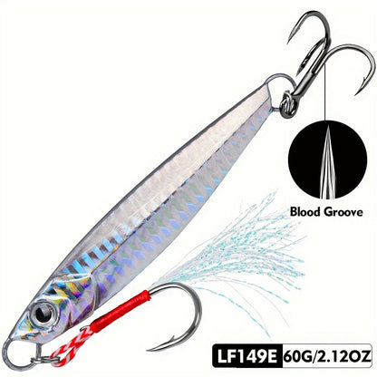 I-17g-60g PROBEROS I-Premium Metal Jig Fishing Lure - Osayizi Abahlukahlukene Be-Bass, i-trout nokuningi nge-Long Casting Distance