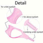 1/3/5pcs Eyelash Makeup Auxiliary Tool Upper Lower Eye Lash Mascara Guard Applicator Guide Helper with Eyelash Comb for Makeup, Mascara Guide, Lash Separator, Compact Design, Dualsided Comb, Smooth Edges, Lightweight Applicat - The Superior Findings Depot