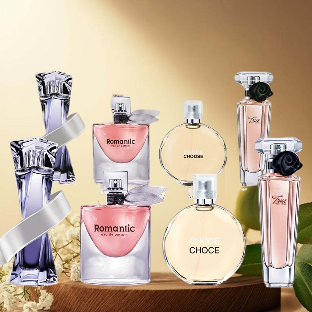 [Mother's Day Valentine's Day] 4pcs Set of Women's Perfume Gift Set, 72 Hours Long Lasting Mother's Day, Holiday, Valentine's Day Gift, Light Fragrance, Lasting Fresh, Suitable for Daily Life, Birthday Mother's Valentine's Da - The Superior Findings Depot