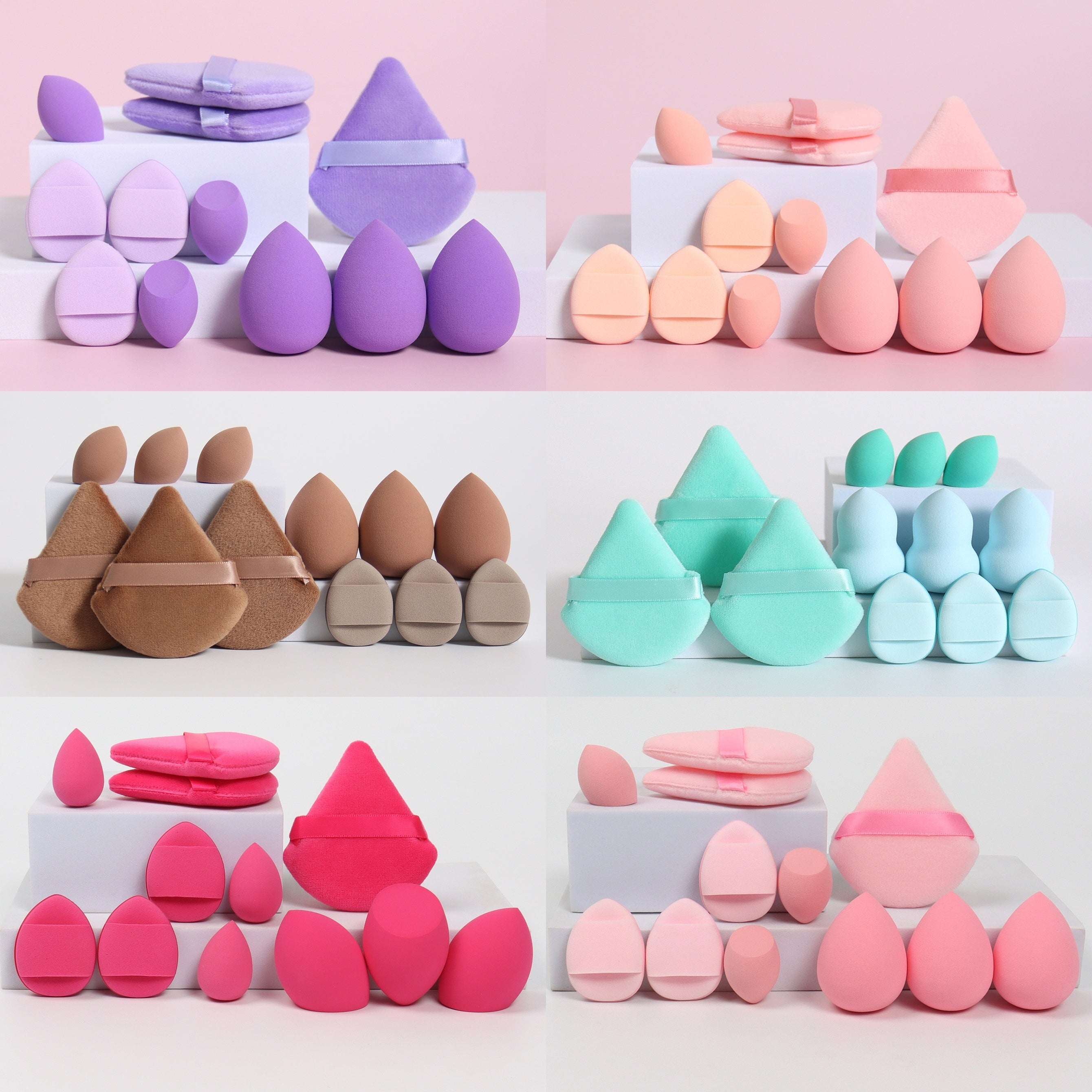 This 12pcs All-Purpose Makeup Sponge Set Includes 3 Loose Powder Puffs, 3 Puffs, 3 Beauty Blenders, And 3 Beauty Blenders. The Foundation Blending Sponge Is Flawless with Liquid, Cream, And Powder Foundations. It'S a Latex-Fr - The Superior Findings Depot