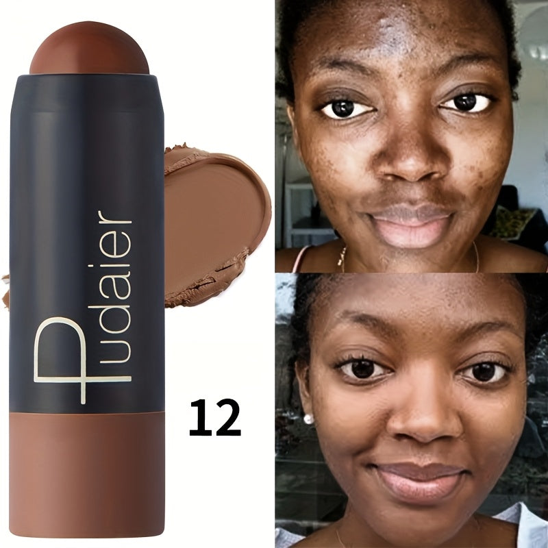 Waterproof Foundation Stick, Concealer Stick, Long-lasting Coverage, Waterproof and Sweat-proof, Suitable for Various Daily Makeup Looks - The Superior Findings Depot