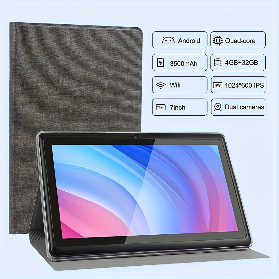 7 Inch Android 14 Tablet, With 4GB DDR RAM, 32GB ROM,3500mAh, Quad Core Processor, 7 Inch Tablet, Android Tablet IPS Screen, Camera, Wi Fi, ,PC, Pad Tablet - The Superior Findings Depot